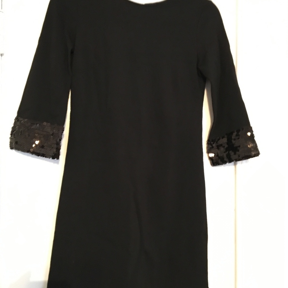 Julie Brown Black and Sequins Dress Size Small